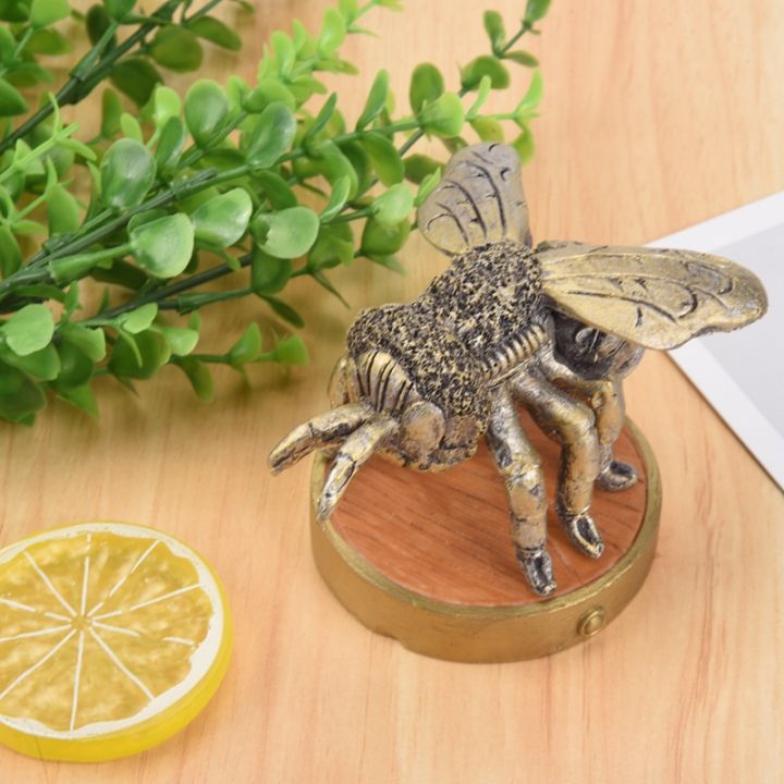 metal-bee-sculpture-decorative-simulation-bee-ornament-queen-bee-sculpture-interior-decoration-3d-resin-bee