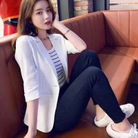 COD Ladies Clothing Fashion Kpop Oversize Suit Jacket Coats Coat 2021 Trendy Blazers Womens Winter Autumn Loose Tailored Blazer Terno Plain Spring Woman Casual For Women Korean Styles Long Sleeve Plus Size Vintage Clothes