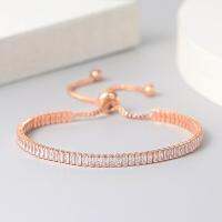 【cc】✉  ZHOUYANG Tennis Sparking Jewerlly Gold Color Jewelry Wholesale H017