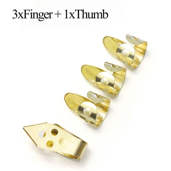 guitar-finger-picks-3-index-fingers-1-thumb-adjustable-metal-banjo-fingerstyle-pick-finger-protector