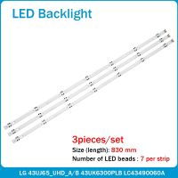 LED Backlight Strip(3) for LG 43UJ635V 43UJ675V 43UK6300PLB 43UJ651V 43UJ634V 43UJ630V 43UJ561V 43UJ655V LC43490059A LC43490058A