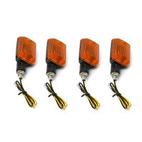 4 lights For Honda CB 250 350 400 500 650 900 Shadow 750 BlackAmber MOTORCYCLE TURN SIGNALS CB250