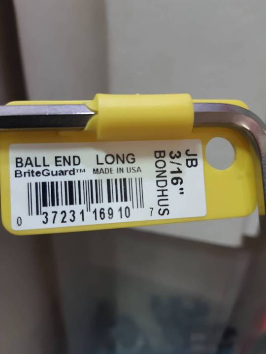 bondhus-ball-hex-wrench-l-type-size-3-16-length-114-mm-ประแจหกเหลี่ยมหัวบอล-แบบ-เป็นหุน-ขนาด-3-16-นิ้ว-ยาว-114-มิล-ยี่ห้อ-bondhus-made-in-usa-จากตัวแทนจำหน่าย