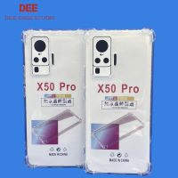 Case VIVO X50pro หนา 1.5mm ตรงรุ่น แบบ TPU เคสวิโว่ ใสเสริมขอบและมุมกันกระแทก ซิลิโคนนิ่ม ส่งไว จาก กทม