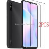 2PCS Xiaomi Redmi 9A กระจกเทมเปอร์ป้องกันสำหรับ Xiaomi Redmi9A 6.53" ตัวป้องกันหน้าจอฟิล์มแก้วฝาครอบโทรศัพท์