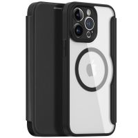 Case for iPhone 14 Pro Max 14 Plus 2022 Compatible with MagSafe Vegan Leather Flip Folio Magnetic Phone Case with Card Holders