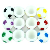 【LZ】❀❡﹍  5pcs 8ml Silicone Container Caixa De Armazenamento com Tampa De Futebol Em Forma De Mini Jar para Óleo Pomada Concentrado Tanque