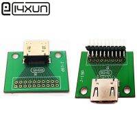 1Piece HDMI A Type 19Pin PCB Board Bond Wires Seals HD HDMI Socket Connector Female Seat Test Female Seat gold-plated