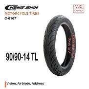 Vỏ sau xe Airblade Cheng Shin 90 90-14 C6167 loại không dùng ruột