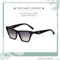 แว่นกันแดด Yves Saint Laurent : SL M103F 001 SIZE 57 MM. (BLACK-BLACK-GREY)