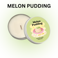 Melty.diary - Melon Pudding Soy Wax Candle เทียนหอมไขถั่วเหลืองขวดพุดดิ้ง 80g