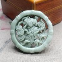 【YD】 Frog Pendant Necklace Accessories Jewelry Amulets Gifts Carved Real Charms