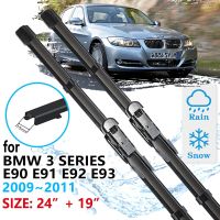 ใบพัดปัดน้ำฝนด้านหน้ารถยนต์สำหรับ BMW 3ชุด E90 E92 E91 E93 2009 2010 2011กระจกอุปกรณ์ดูแลกระจกรถหน้าต่าง320i 330i 325i