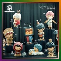 POPMART Bubble Mart Ono Hirono Mime Series figure Blind Box Fashionable Ornament Toy PVC Action Figures Collection Model Toys Gi