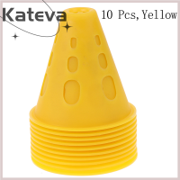 [Kateva] COD 10 pcs ฟุตบอลการฝึกอบรมเครื่องหมายจานความดันทนกรวย MARKER discs