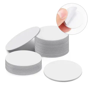 50 Pieces NFC Tags, NTAG215 NFC Tags Blank White Card NFC Stickers NFC Coin  Cards Compatible with TagMo and Amiibo with Adhesive Back for Easy Fixing