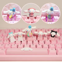 Personality Big Ears Dog Cinnamoroll Babycinnamoroll Key Cap Single Computer Keyboard Cute Girl Cute Transparent Decoration R4 Pink