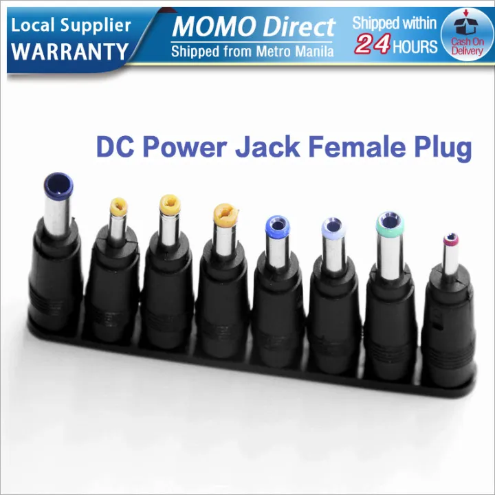 8IN1 DC Power Jack Female Plug Adapter Connectors 5.5X 2.1mm Female