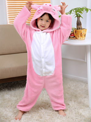 Pajamas Pink Pig Kids Animal Children Pajamas for Boys Girls Baby Pyjamas Cute Onesies Winter Long Sleeve Sleepwear