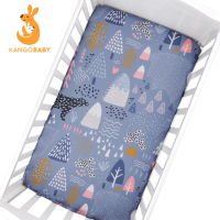 KangoBaby Fitted Crib Sheet 130x70 cm ผ้าปูที่นอนเตียงเด็ก ผ้าปูเตียงเด็ก ผ้าปูคอกเด็ก