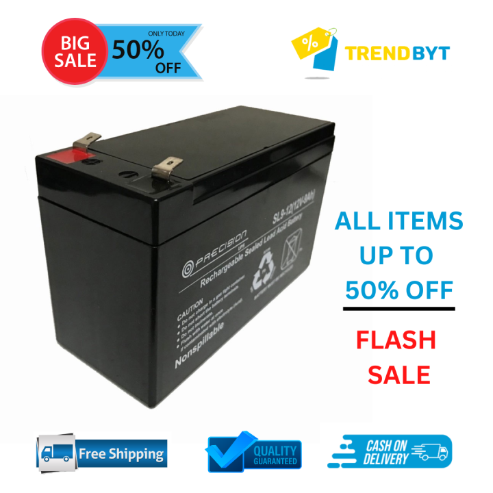 TRENDBYT Precision 12V 9AH UPS Battery Rechargeable Sealed LeadAcid