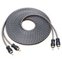 【cw】 Recoil RCI217 99.99  Oxygen Free Copper 17ft 2 Channel RCA Audio Cable Twisted Pair with Noise Reduction