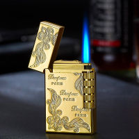 New 2021 Loudly Gas Lighter Square Metal Sideslip Mini Lighters Flint Lighters Accessories Gadgets for Men