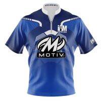 MOTIV DS Bowling Jersey - Design 2103-MT 3D Polo Shirt Zipper Polo