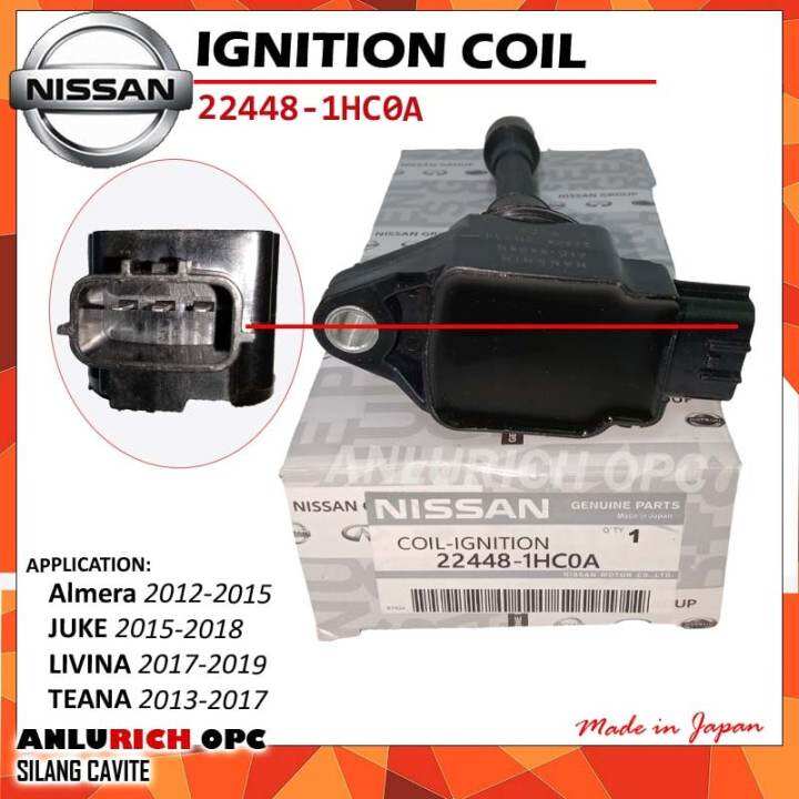 NISSAN IGNITION COIL Nissan Almera 20122015/JUKE 20152018 LIVINA 2017