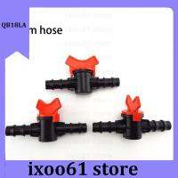 ixoo61 store 16mm Garden Irrigation Water Hose Tap Connector 16 PE Hose Tube Valve Gardening Hose Waterstop Cranes