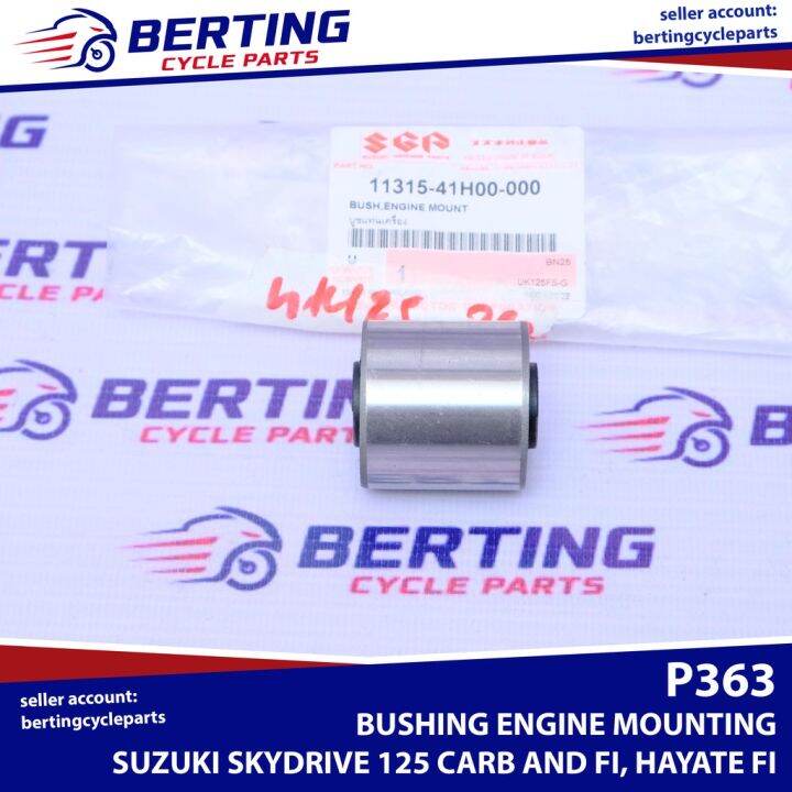 ♔SGP ENGINE MOUNT BUSHING SWING ARM Suzuki Skydrive 125 Genuine 11315