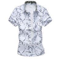 2023 New Mens Shirts 3D Floral Print Short Sleeve T-shirt Blouse Casual Fashion Aloha Tops Oversized Tees Shirt Men Clothing