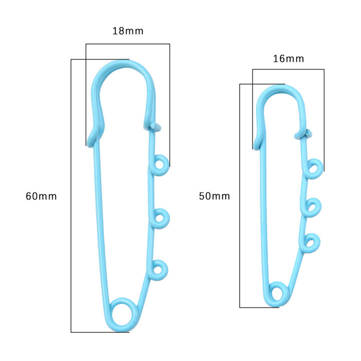 เข็มกลัดหมุดฐานรองเข็มกลัดสีสันสดใสเข็มกลัดเปล่าสำหรับเครื่องประดับทำเครื่องประดับอุปกรณ์3รูอุปกรณ์แบบ-diy