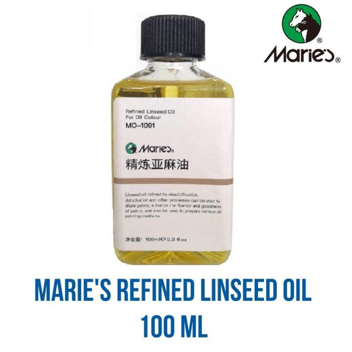 ART HUB MARIE'S Oil Medium Varnish 100 ml (Turpentine Linseed Gloss Varnish Painting Gesso