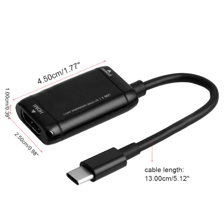 [North Bring] USB-C Type C to HDMI Adapter USB 3.1 Cable For MHL ...