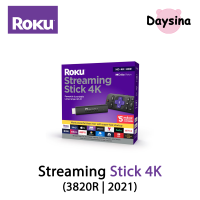 Roku Streaming Stick 4K 2021 (3820R), Streaming Device 4K/HDR/Dolby Vision with Voice Remote and TV Controls