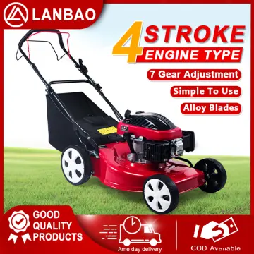 Gasoline Lawn Mower Hand-push Lawnmower Grass Cutter Weeder for