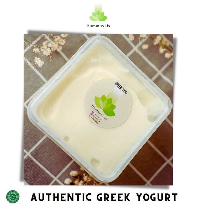 Hummus Us Authentic Greek Yogurt Plain Unsweetened Bulk order Lazada PH