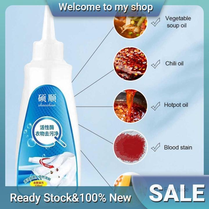 Active Enzyme Clothing Stain Removal Agent, Active Enzymatic Laundry  Cleaning