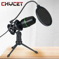 CHYCET ME4-T79 3.5MM Condenser Microphones For Computer Laptop Video Singing Gamer MiC Professional USB RGB Anti-Spray Microfon