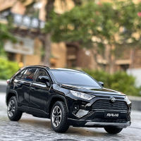 JKM 1:32 RAV4 2020 SUV Diecasts &amp; Toy Vehicles Metal Car Model Shock absorber Sound Light Collection Car Toys Gift