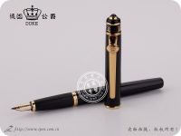 ดยุค8K ปากกาหมึกซึมปากกาเจลปากกาหมึกซึมหรูหราแบบคลาสสิกของขวัญสุดหรู Gratis Ongkir สีดำ