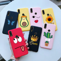 Phone Case for Xiaomi Redmi 7 Matte Case Cute Cartoon Soft Silicone Cover Casing for Redmi 7 Redmi7