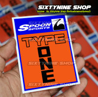 สติกเกอร์ Spoon TYPE ONE SPOON SPORT