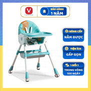 Ghế ăn dặm cho bé belly baby có bánh xe gấp gọn dành cho bé trẻ 0