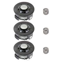 【YF】 3 Set Spool Line Cover Cap Spring For Tap Go 195858-1 196146-9 DUR181Z DUR141 DUR180 Grass Trimmer Parts