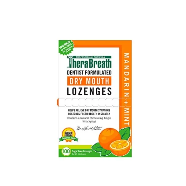 Healthy Taste | TheraBreath Dry Mouth Lozenges Mandarin Mint 100 ...