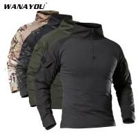 【YF】 WANAYOU Mens Outdoor Hiking T Shirts Sleeve Climbing Shirt Male Sport Asian Size M-4XL