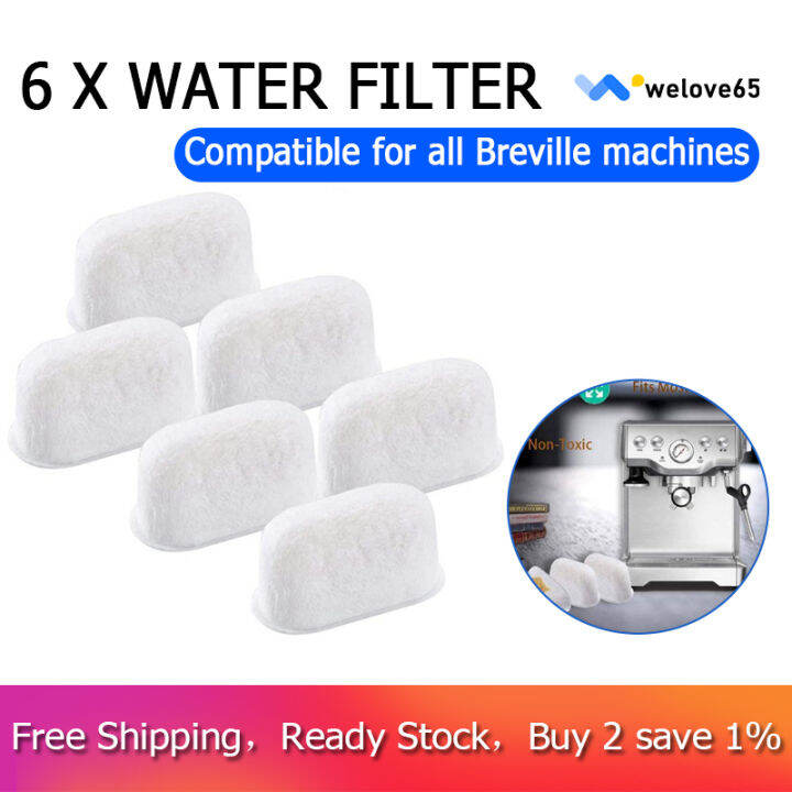 6 Pack for Breville BWF100 Compatible Water Filters Suitable for