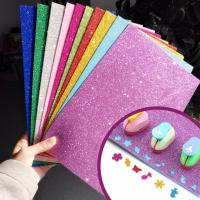 Craft Paper Thick Sponge Paper Multi-color Easy to Operate  Stylish Soft Craft Cardstock Paper Adhesives Tape
